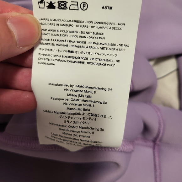 OAMC Pyramid Logo Lilac Sweatshirt - Picture 6 of 7